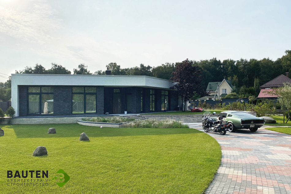 Частный одноэтажный жилой дом 110 м2 в Химках. Построен: август 2021 г