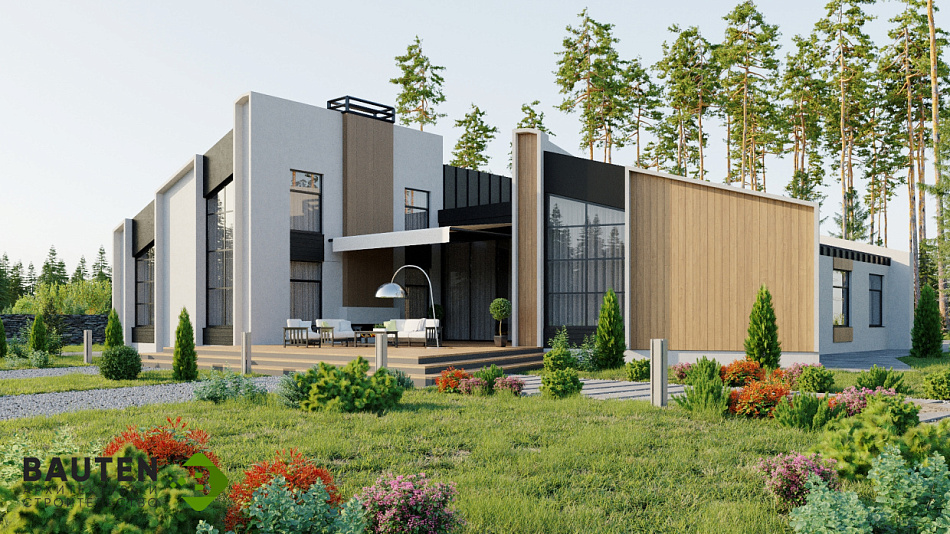 Частный жилой дом 483 м2 в Павлово 2022 г