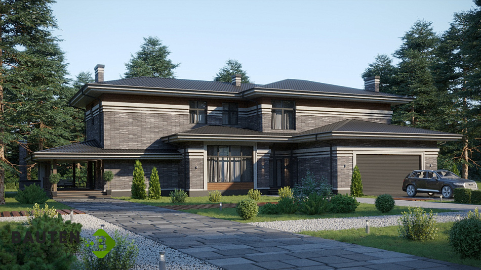 Частный жилой дом 485 м2 в Химках 2023 г